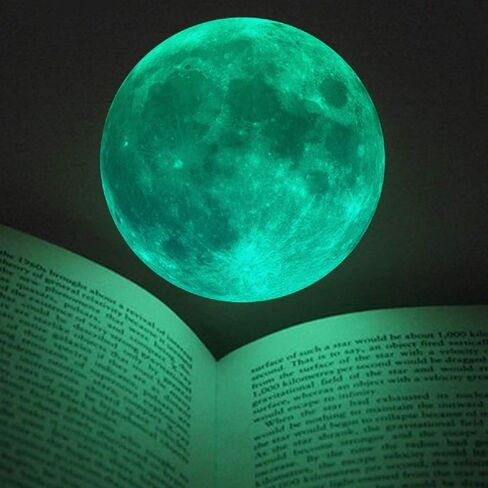 ملصق حائط 32 سم يحمل عبارة "Glow in The Dark Moon We Love You To The Moon And Back" ملصق جداري يحمل عبارات متوهجة وقمر مضيء وملهمة مطبوعة ملصقات جدارية أو ملصقات فنية للسقف قابلة للإزالة in Kuwait