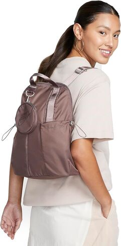 حقيبة ظهر صغيرة للسيدات من Nike Sportswear Futura Luxe (10 لتر) (Plum Eclipse/Plum Eclipse/Night Maroon) in Kuwait