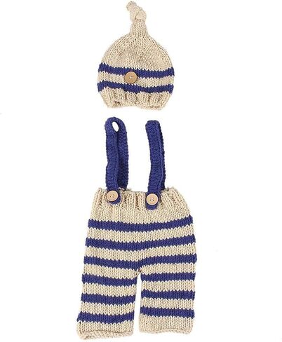 2pcs Baby Photography Props Outfit Newborn Baby Photo Shoot Set Baby Boy/Girl Hat Pants Costume Set in Saudi Arabia