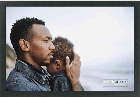 إطار صورة من الخشب الصلب باللون الأسود مقاس 11 × 14 من ملصق Palooza - أكريليك بالأشعة فوق البنفسجية، ودعامة من الإسفنج وأدوات تعليق متضمنة in Kuwait