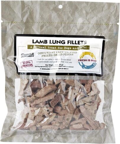 Fresh Is Best - Freeze Dried Healthy Raw Meat Treats for Dogs & Cats - Lamb Spleen Fillets in Saudi Arabia