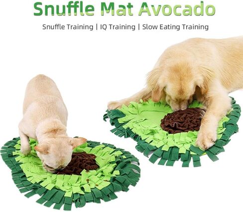 جهاز تغذية بطيء بالأفوكادو للكلاب، جهاز تغذية تفاعلي للكلاب، حصيرة ألغاز، يساعد على القلق، ويمنع الملل in Kuwait