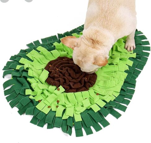 جهاز تغذية بطيء بالأفوكادو للكلاب، جهاز تغذية تفاعلي للكلاب، حصيرة ألغاز، يساعد على القلق، ويمنع الملل in Kuwait