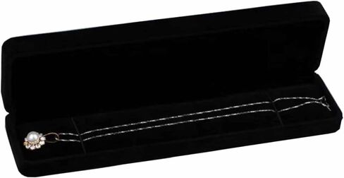 FAYADA صندوق هدايا على شكل سوار أسود مخملي، صندوق هدايا لعرض المجوهرات، صندوق تخزين المجوهرات، علبة تخزين المجوهرات لحفلات الزفاف، الاقتراحات، أعياد الميلاد والذكرى السنوية in Kuwait