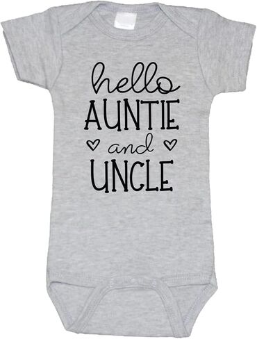 Bump and Beyond Designs Pregnancy Announcement, Hello Auntie and Uncle in Saudi Arabia