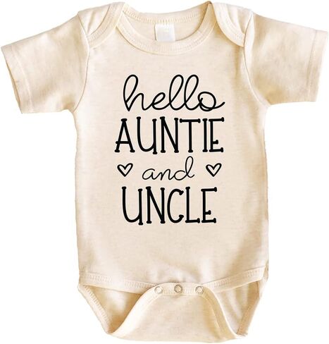 Bump and Beyond Designs Pregnancy Announcement, Hello Auntie and Uncle in Saudi Arabia