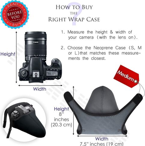 حقيبة ظهر مرنة مرنة من النيوبرين متوسطة قابلة للعكس، أسود ورمادي لنيكون D70 D3000 D3100 D3200 D3300 D5000 D5100 D5200 D5300، كانون T1I T3 T4I T5I XT XTI T5 SL1 كاميرا والمزيد + مايكروفايبر in Kuwait