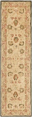 سجادة منطقة SAFAVIEH Anatolia Collection - 9 × 12 بوصة، بيج وبيج، صوف شرقي تقليدي مصنوع يدويًا، مثالية للمناطق ذات حركة المرور العالية في غرفة المعيشة وغرفة النوم (AN512A) in Saudi Arabia