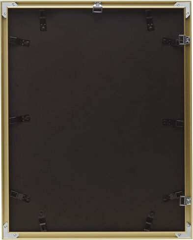 Mikasa Metal Portrait Frame, Displays 8x10 Photo with Mat, 16x20 without Mat, Black in Saudi Arabia