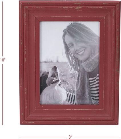 Foreside Home & Garden FFRD06235 5X7 Dalton إطار صور أحمر in Kuwait