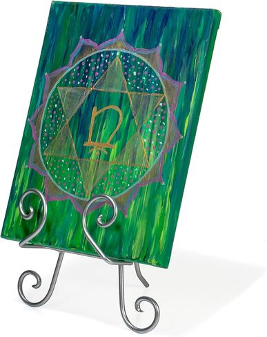 Red Co. 11" Tall Decorative Curved Scroll Metal Wire Display Plate Stand & Art Holder Easel, Silver in Kuwait