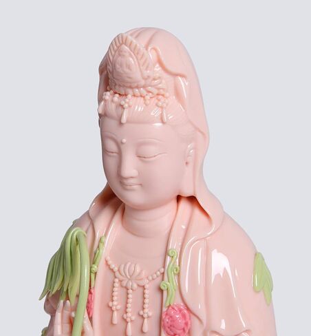 تمثال ART PARK Guan Yin، تمثال Quan Yin، تمثال Kwan Yin، تمثال Kuan Yin، ديكور المنزل، أفضل هدايا Feng Shui الصينية. (11 بوصة سيراميك علوي غوان يين) in Kuwait