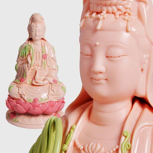 تمثال ART PARK Guan Yin، تمثال Quan Yin، تمثال Kwan Yin، تمثال Kuan Yin، ديكور المنزل، أفضل هدايا Feng Shui الصينية. (11 بوصة سيراميك علوي غوان يين) in Kuwait