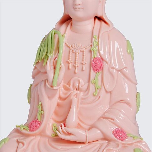 تمثال ART PARK Guan Yin، تمثال Quan Yin، تمثال Kwan Yin، تمثال Kuan Yin، ديكور المنزل، أفضل هدايا Feng Shui الصينية. (11 بوصة سيراميك علوي غوان يين) in Kuwait