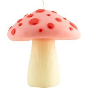Mushroom Candle (Purple) - Unscented Soy Wax Candle for Mushroom Decor, Fun Decor, Cottagecore Decor, Eclectic Decor