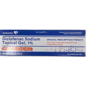 Dr. Reddy's Diclofenac Sodium Tropical Gel, 1%, Arthrithis Pain Reliever (100 Grams) in Saudi Arabia