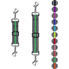 مشبك أمان للكلاب، مشبك أمان طوق الكلب، قطعتان من مشبك الأمان لمشبك الشق، طوق جرو نايلون عاكس قابل للتعديل، طوق الحيوانات الأليفة وطوق الكلب للكلاب الصغيرة الكبيرة (أزرق داكن) in Kuwait