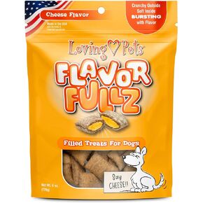 Loving Pets Flavorfullz Filled Treats for Dogs, Bacon 6 oz.