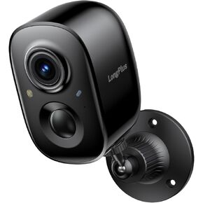 LongPlus Battery Security Camera, Wireless Outdoor Security Camera with Rechargeable Battery, Color Night Vision, PIR Motion Detection,Weatherproof,2-Way Audio,Mobile App Access,Ideal Home Security in Kuwait