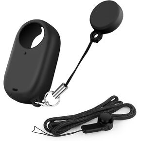 LEWOTE Silicone Len Case Compatible with Insta360 GO 3[With Neck Strap and Cap Anti-loss Strap] in Saudi Arabia