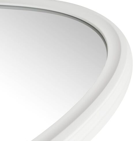 H-A Decoratve مرآة حائط بيضاوية خشبية لغرفة المعيشة في الحمام، 36 بوصة × 24 بوصة in Kuwait