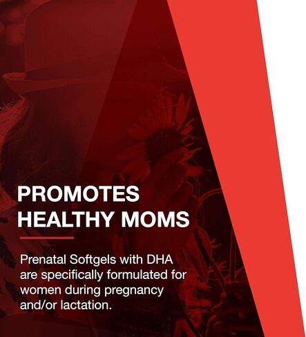 Protocol For Life Balance - Pre-Natal Multitamin with DHA - Prenatal Multivitamin for Women to Support Healthy Eye, Brain Development with Folic Acid (Folate), Borage Oil, Biotin - 90 Softgels in Saudi Arabia
