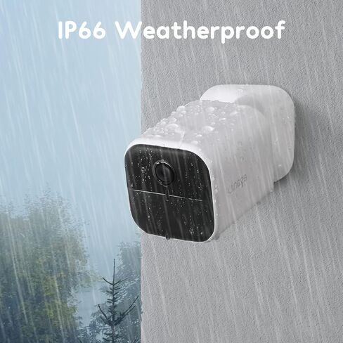 winees Outdoor Camera Wireless, 2K Solar Security Cameras Outdoor Wireless, Continuous Powered, PIR Sensor, Human/Vehicle/Pet/Package Detection, Siren, 8G Built-in Local Storage, 2-Way Talk, IP66 in Kuwait