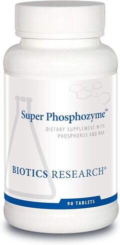 BIOTICS Research Super Phosphozyme™ – الفوسفور والحمض النووي الريبوزي (RNA)، والكهارل، والعظام والأسنان الصحية، وإنتاج البروتين، ودعم الطاقة. 90 علامة تبويب in Kuwait