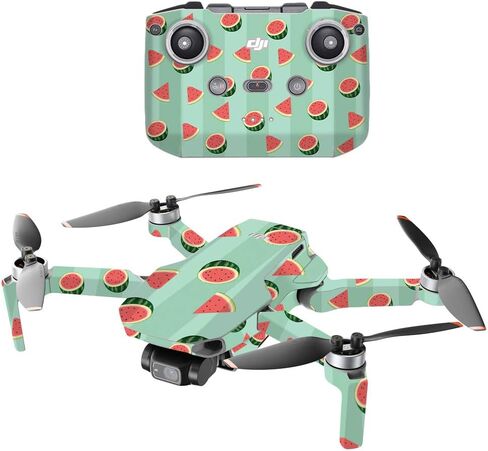 MightySkins Compatible with DJI Mini 2 Portable Drone - Hot Pink Chevron | Protective, Durable, and Unique Vinyl Decal wrap Cover | Easy to Apply, Remove, and Change Styles | Made in The USA in Kuwait