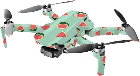 MightySkins Compatible with DJI Mini 2 Portable Drone - Hot Pink Chevron | Protective, Durable, and Unique Vinyl Decal wrap Cover | Easy to Apply, Remove, and Change Styles | Made in The USA in Kuwait