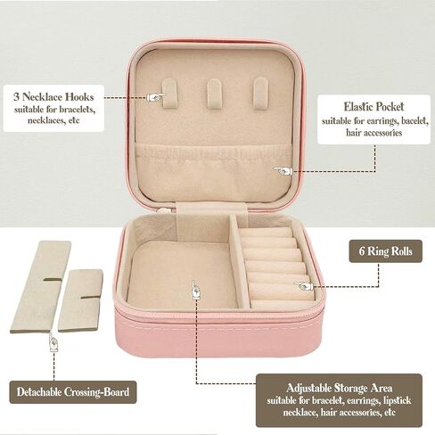 صندوق تخزين مجوهرات ابنة القانون مع زجاجة عطر قابلة لإعادة الملء، هدية لابنة القانون من الأم، هدية عاطفية لابنة القانون وعيد ميلاد الزفاف وعيد الأم وعيد الميلاد in Kuwait