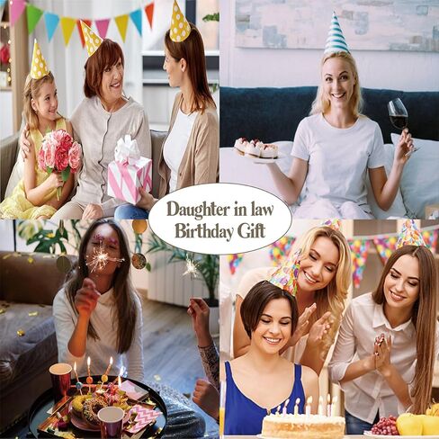 صندوق تخزين مجوهرات ابنة القانون مع زجاجة عطر قابلة لإعادة الملء، هدية لابنة القانون من الأم، هدية عاطفية لابنة القانون وعيد ميلاد الزفاف وعيد الأم وعيد الميلاد in Kuwait