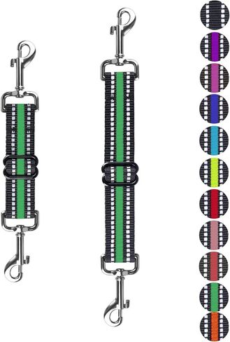 مشبك أمان للكلاب، مشبك أمان طوق الكلب، قطعتان من مشبك الأمان لمشبك الشق، طوق جرو نايلون عاكس قابل للتعديل، طوق الحيوانات الأليفة وطوق الكلب للكلاب الصغيرة الكبيرة (أزرق داكن) in Kuwait