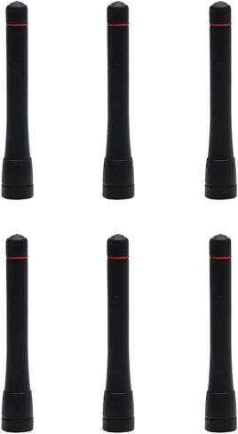 BVMAG UHF 400-470MHz هوائي قصير لـ ICOM FA-SC73US IC-F21 F24 F43 F44 F4000 F4001 F4010 F4011 F4023 F4026 F4018 F4161 جهاز اتصال لاسلكي اتجاهين راديو 6 حزمة in Kuwait