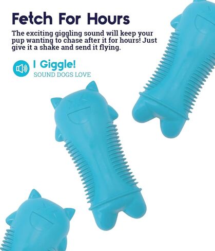 Petstages Giggle Kitty Fetch Dog Toy - Noisy Fetching Fun in Kuwait