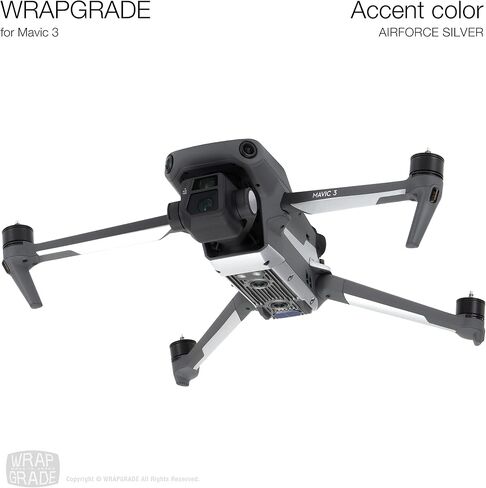 ملصقات جلدية جزئية من WRAPGRADE لـ DJI Mavic 3 Pro Accent Color (برتقالي نيون) in Kuwait