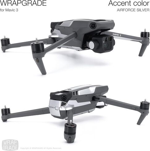ملصقات جلدية جزئية من WRAPGRADE لـ DJI Mavic 3 Pro Accent Color (برتقالي نيون) in Kuwait