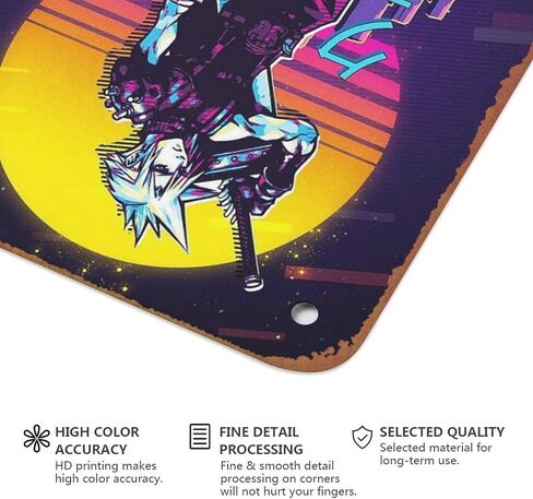 GTZAOB Final Fantasy VII 7 Cloud Final Fantasy Poster Retro Metal Sign Vintage Tin Sign for Cafe Bar Home Wall Decor 12 X 8 inch (JIANZV-KIE320J) in Kuwait