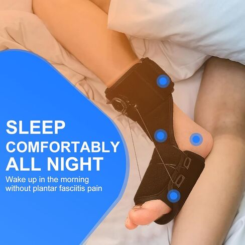 Plantar Fasciitis Night Splint Adjustable Planters Facetious Relief Plantar Fasciitis Brace with Arch Support Plantar Fasciitis Relief Achilles Tendonitis Foot Drop Heel Pain Women Men in Kuwait