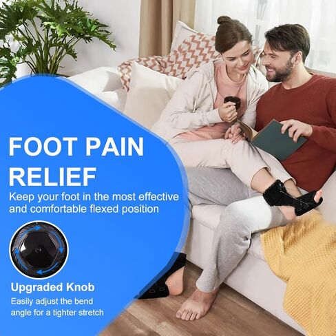 Plantar Fasciitis Night Splint Adjustable Planters Facetious Relief Plantar Fasciitis Brace with Arch Support Plantar Fasciitis Relief Achilles Tendonitis Foot Drop Heel Pain Women Men in Kuwait