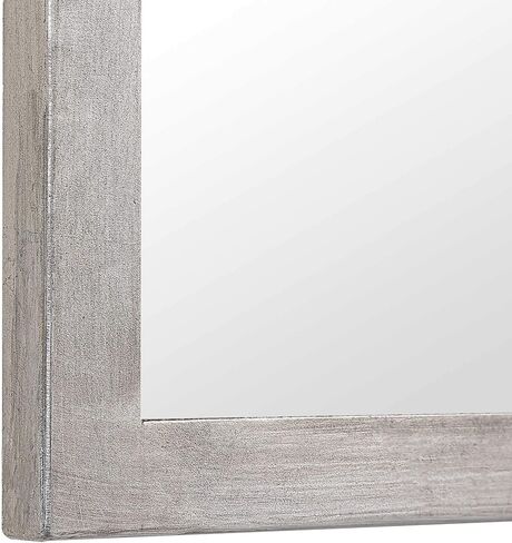 Moss + Fig Abbey Black Arch Mirror | Arched Wall Mirror in Satin Black Finish (21 in. W x 37 in. H x 1 in. D Arch Top Mirror) in Saudi Arabia