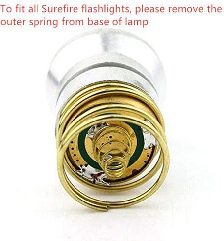 ديونغو مصباح يدوي LED بديل بتصميم P60 من شورفاير هاغسبي C2 G2 Z2 6P 9P G3 S3 D2 الترا فاير 501B 502B 1200LM 1 وضع XM-L2 لاصلاح المصباح اليدوي - قطعتين in Saudi Arabia