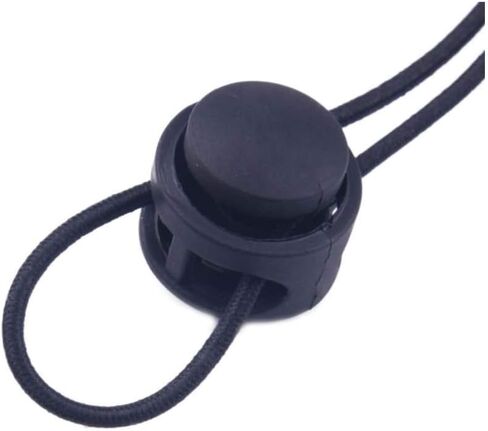 YAIKOAI 20 قطعة قابل للتعديل قبعة الذقن حبل مرونة قابل للإزالة قبعة واقية من الرياح حزام مشبك للغولف في الهواء الطلق ركوب القوارب الإبحار في الهواء الطلق الرياضة - أسود, أسود, 30cm/12inch in Kuwait