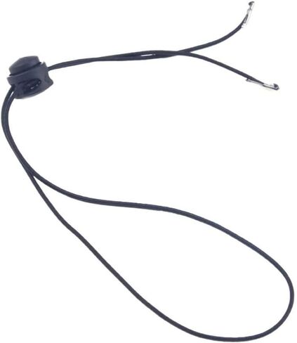 YAIKOAI 20 قطعة قابل للتعديل قبعة الذقن حبل مرونة قابل للإزالة قبعة واقية من الرياح حزام مشبك للغولف في الهواء الطلق ركوب القوارب الإبحار في الهواء الطلق الرياضة - أسود, أسود, 30cm/12inch in Kuwait