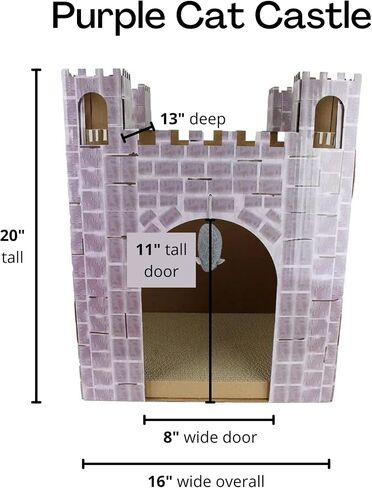 Midlee Castle Cat Scratcher House in Saudi Arabia