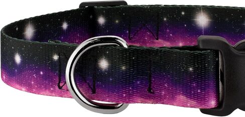 Country Brook Petz - طوق الكلاب الفاخر Heavenly Space - صنع في الولايات المتحدة الأمريكية - مجموعة Geek Chic تتميز بتصميمات لأي معجب كبير (1 بوصة، متوسط) in Saudi Arabia