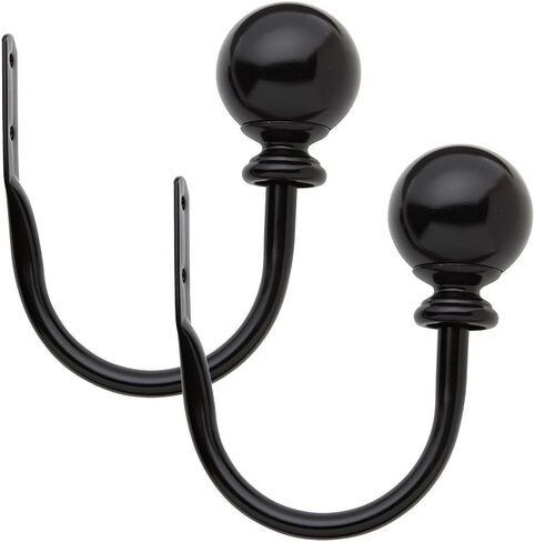 Bali Blinds Generic Holdbacks, Glossy Black in Kuwait