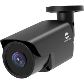 كاميرا GWSECU 3MP خارجية PoE IP، كاميرا مراقبة أمنية سلكية مع صوت، عدسة ثابتة 2.8 مم FOV 110 درجة زاوية واسعة، IP67 مقاومة للطقس 100 قدم رؤية ليلية بالأشعة تحت الحمراء، تسجيل 24/7، GW-B3U37EA3M-V in Kuwait