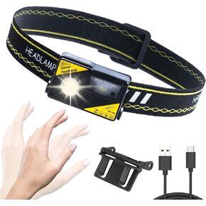 5000 Lumens LED Headlamp Flashlight, Super Bright USB Rechargeable with Red and White Light Headlight Built-in Battery Waterproof Head Lamp for Running Camping Hiking Outdoors in Saudi Arabia