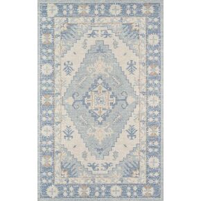 Momeni Anatolia Wool and Nylon Area Rug 2' X 3' Blue in Saudi Arabia